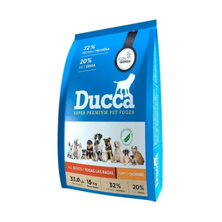 Ducca super premium cachorro alimento para perros 15 kg con quinua