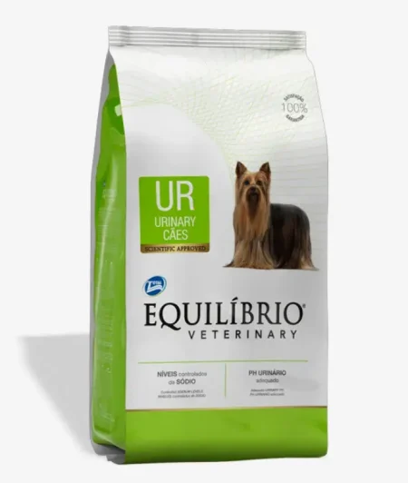 Saco de Equilibrio Veterinary Perro Urinary x 2 kg, alimento de prescripción para la disolución de cálculos de estruvita en Perú.