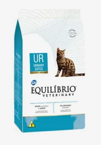 Saco de alimento de cuidado urinario para gatos Equilibrio Veterinary Urinary para gatos de 2 kg, especializado en salud del tracto urinario, disponible en Perú.