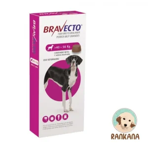 Bravecto comprimido para perros de 40 a 56 kg antiparasitario 1400 mg