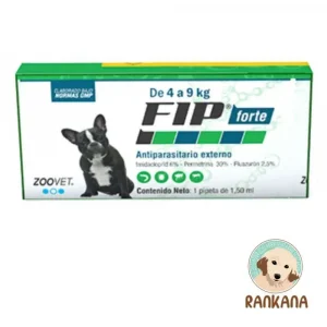 Pipeta FIP Forte para perros de 4 a 9 kg antiparasitario externo Zoovet