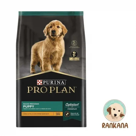 Saco de 15 kg de Purina Pro Plan Puppy Razas Medianas con Pollo y tecnología OptiStart con calostro para el sistema inmune.