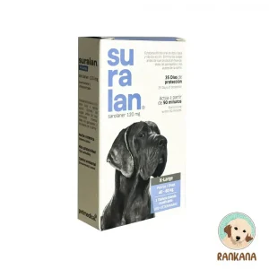 Caja de Suralan X-LARGE antipulgas y antigarrapatas masticable para perros de 40 a 60 kg, 1 tableta, marca Petmedica.