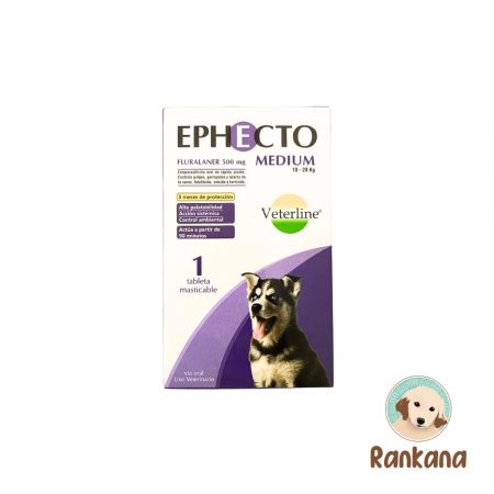 Ephecto Medium de 10 a 20 kg. Antipulgas para perro mediano