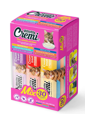 Cremi Box Variety Mix para gatos, Sachets x 30 unidades.