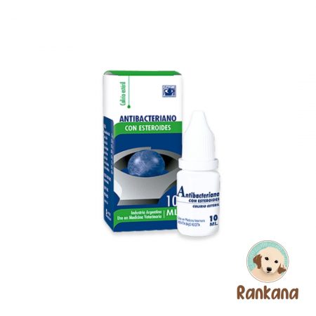 Antibacteriano con esteroides Love x 10 ml. Para perros y gatos.