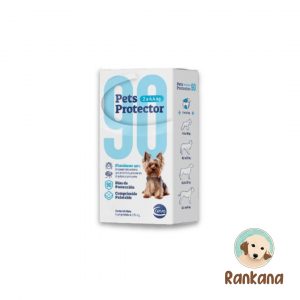 Pets Protector 90 de 1 a 4.4kg x 1 tableta. Protector externo para perros.