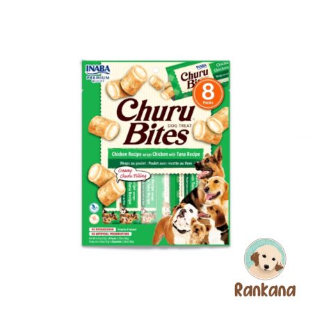 Churu Bites para perro pollo con atún sobre x 8 unidades.