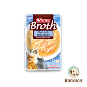 Churu Broth pollo con atún 40 g snack líquido para gatos.