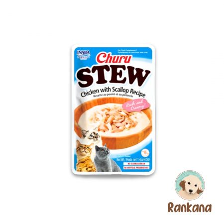 Churu Stew Gato Pollo con Vieiras 40 g.