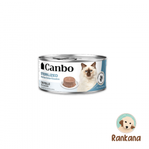 Canbo esterilizado sabor a pollo. Paté para gatos de 85gr.