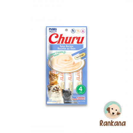Churu sabor a atún con bonito. Bolsa de 4 sachets de 14 g.