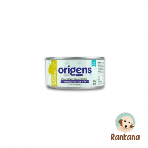 Origens sabor a atún con vegetales. Alimento húmedo para gatos.