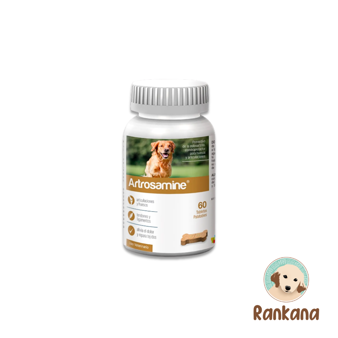 artosamine 60 capsulas artrosamine 60 tabletas suplemento articular para perros.