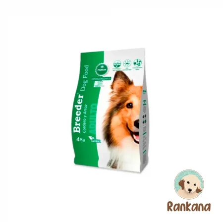Alimento Breeder Adulto Cordero y Arroz 15kg hipoalergénico para perros con Glucosamina