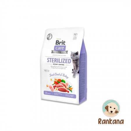 Brit Care gato esterilizado control de peso 7 kg alimento para gatos esterilizados