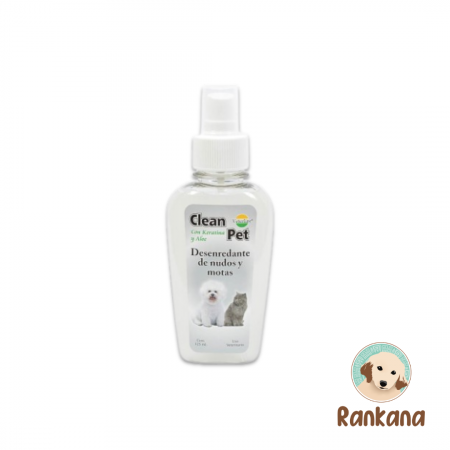 clean pet desenredante spray 125 ml perros gatos