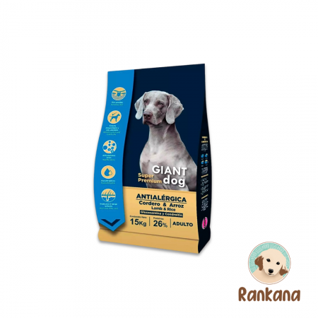 giant dog adulto cordero 15 kg alimento perros