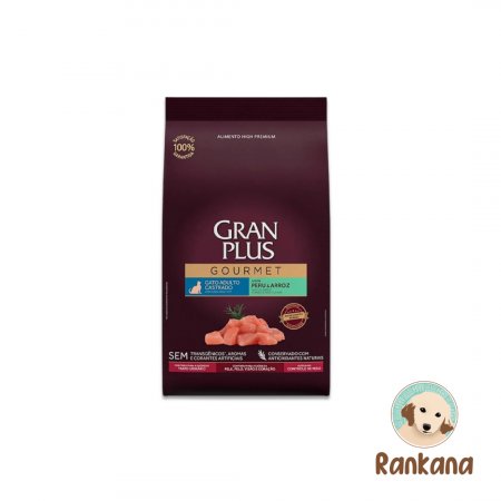 gran plus gato castrado pavo arroz 10 kg alimento gatos