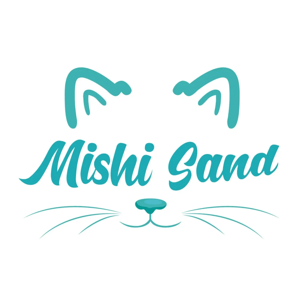 Logotipo de Mishi Sand Arena Premium para Gatos en Rankana.