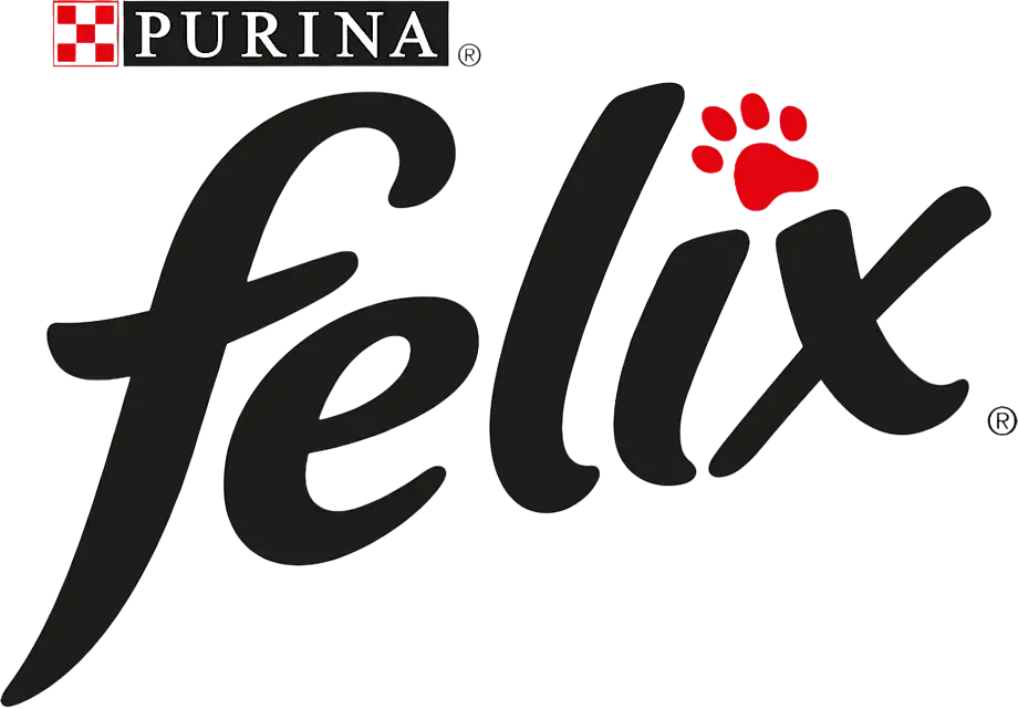 Logo de Felix alimento para gatos Purina