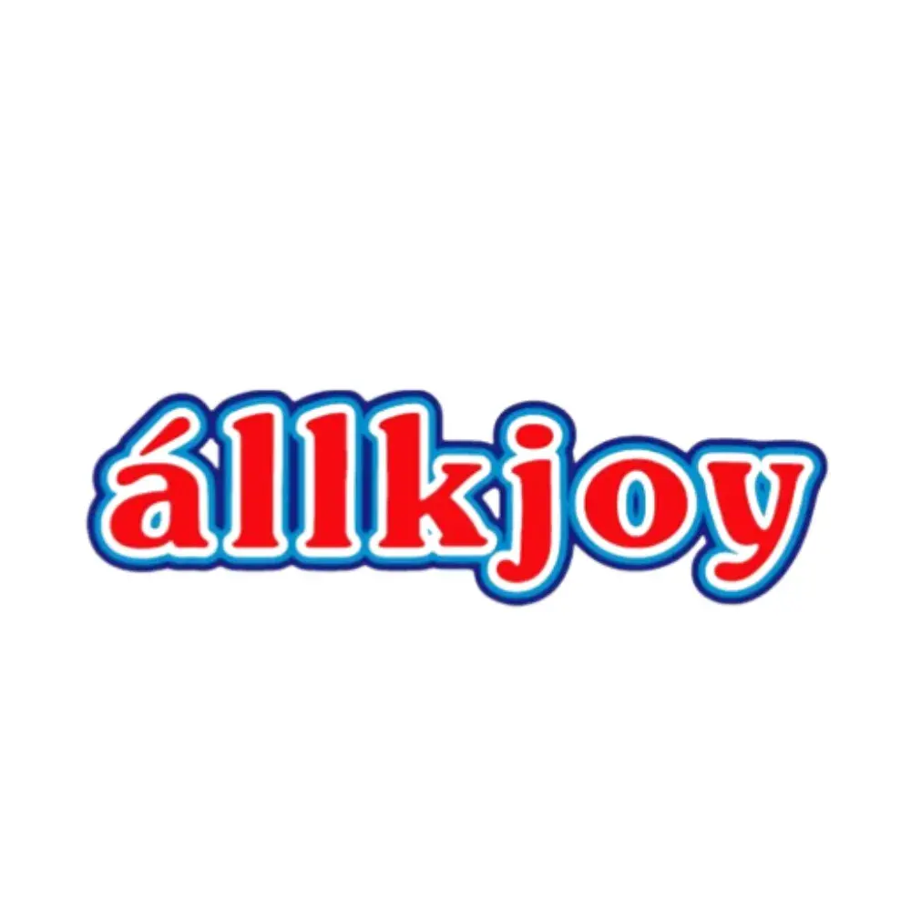 Logotipo oficial de Állkjoy, marca de alimento premium para perros y gatos disponible en Rankana.