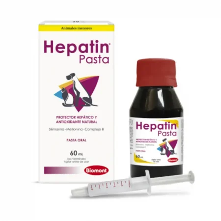 Hepatin Pasta 60ml de Biomont - Protector Hepático y Antioxidante con Silimarina para Perros y Gatos