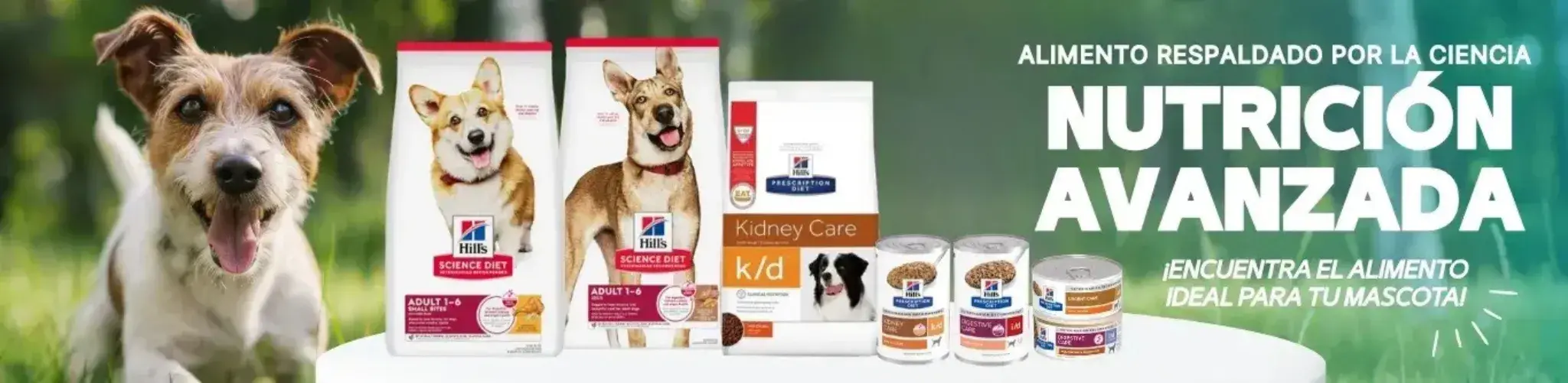 Línea de alimentos Hill's Science Diet y Prescription Diet para nutrición avanzada de perros en Rankana.