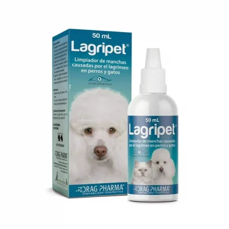 Lagripet Solución Externa 50ml para limpieza de lagrimales y manchas en perros y gatos - Drag Pharma