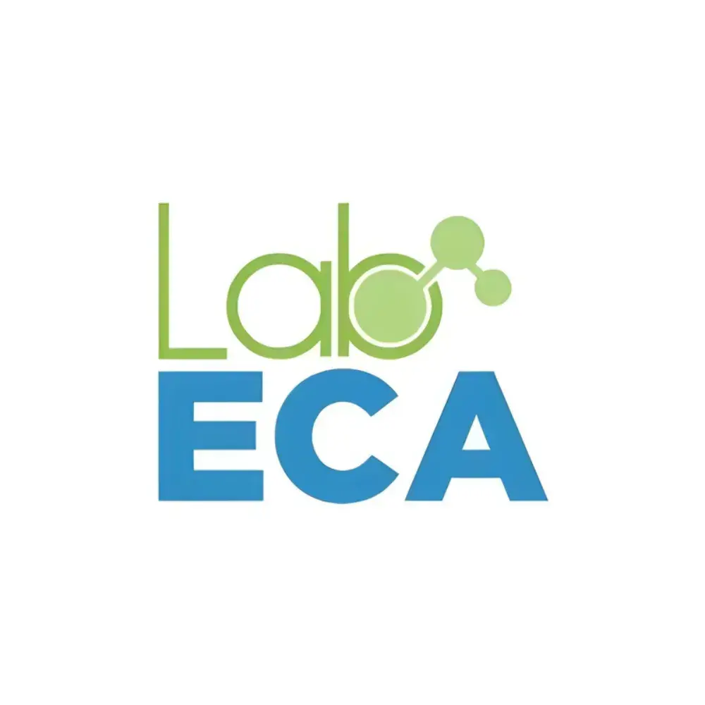 Logotipo de LabECA, laboratorio peruano de especialidades veterinarias y biotecnología, disponible en Rankana.