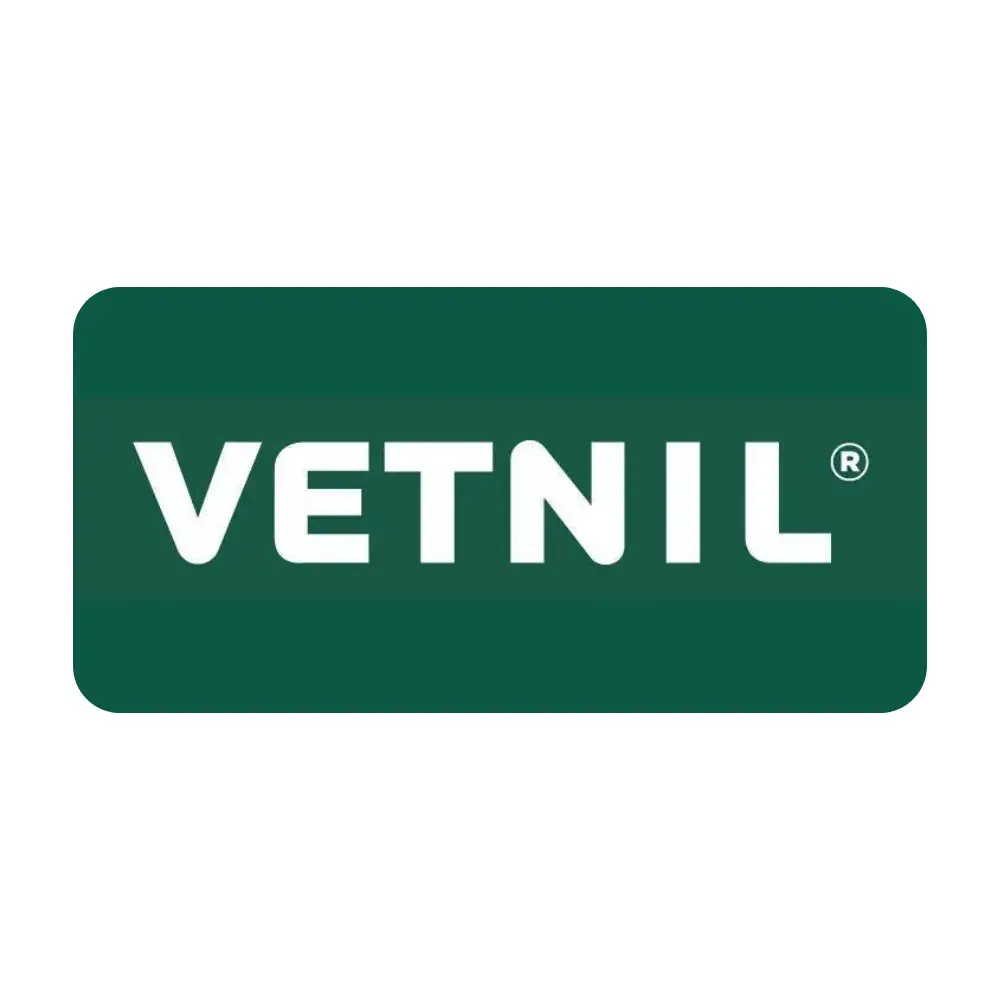Logotipo oficial de Vetnil, laboratorio líder en suplementos y productos farmacéuticos para mascotas en Rankana Perú.