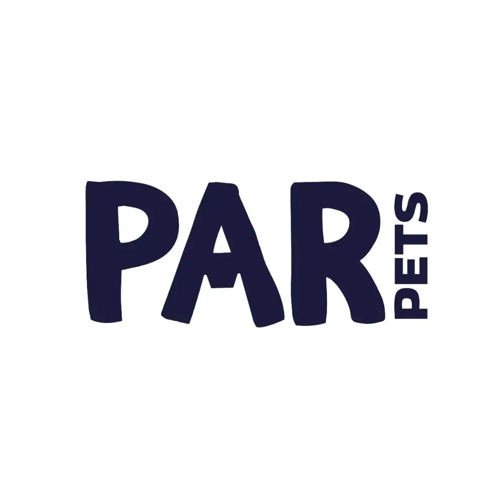 Logotipo de PAR PETS, marca de productos y accesorios para mascotas, disponible en Rankana Perú.