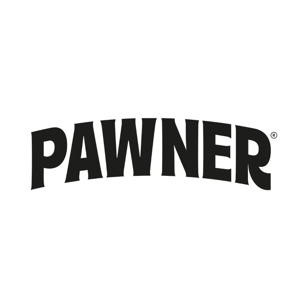Logotipo de la marca Pawner, alimento premium y balanceado para perros y gatos disponible en Rankana Perú.