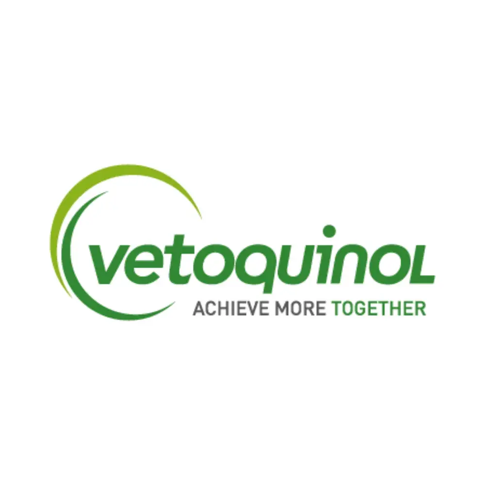 Logotipo oficial de Vetoquinol, soluciones en salud animal y medicina veterinaria disponibles en Rankana Perú.